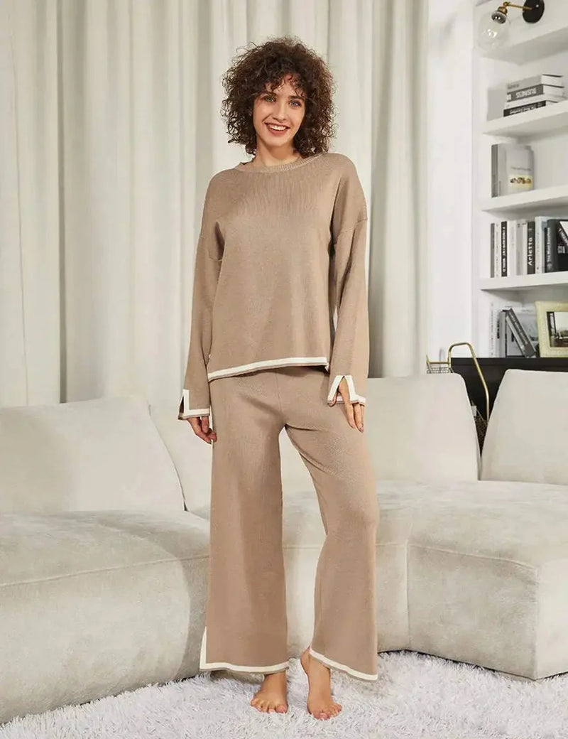 Classy Elastic Knit Lounge Set (Universal size Fit)