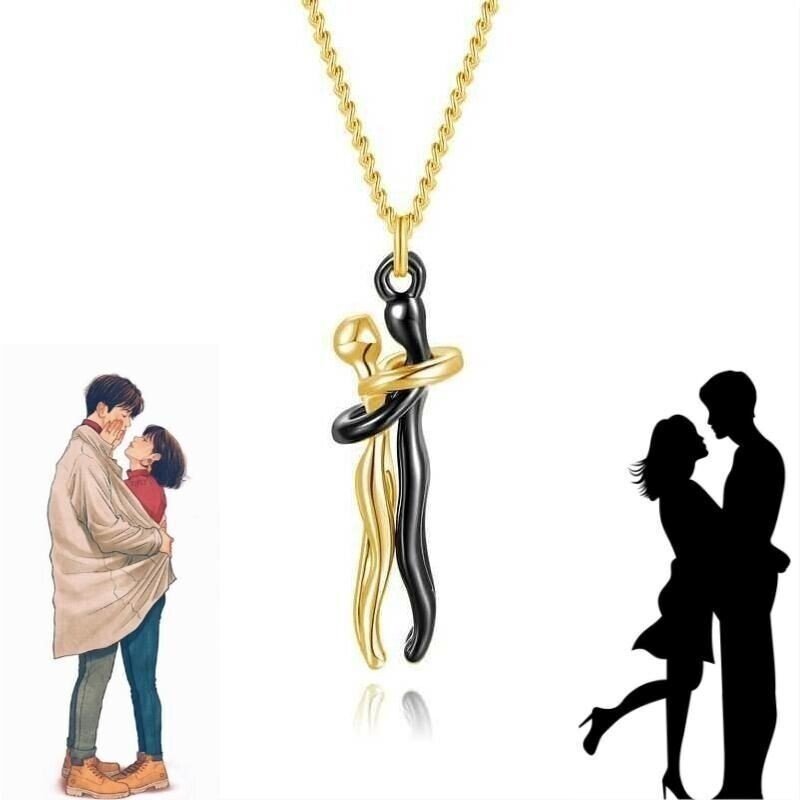 Hug Necklace- The Tale of Two Lovers Necklace